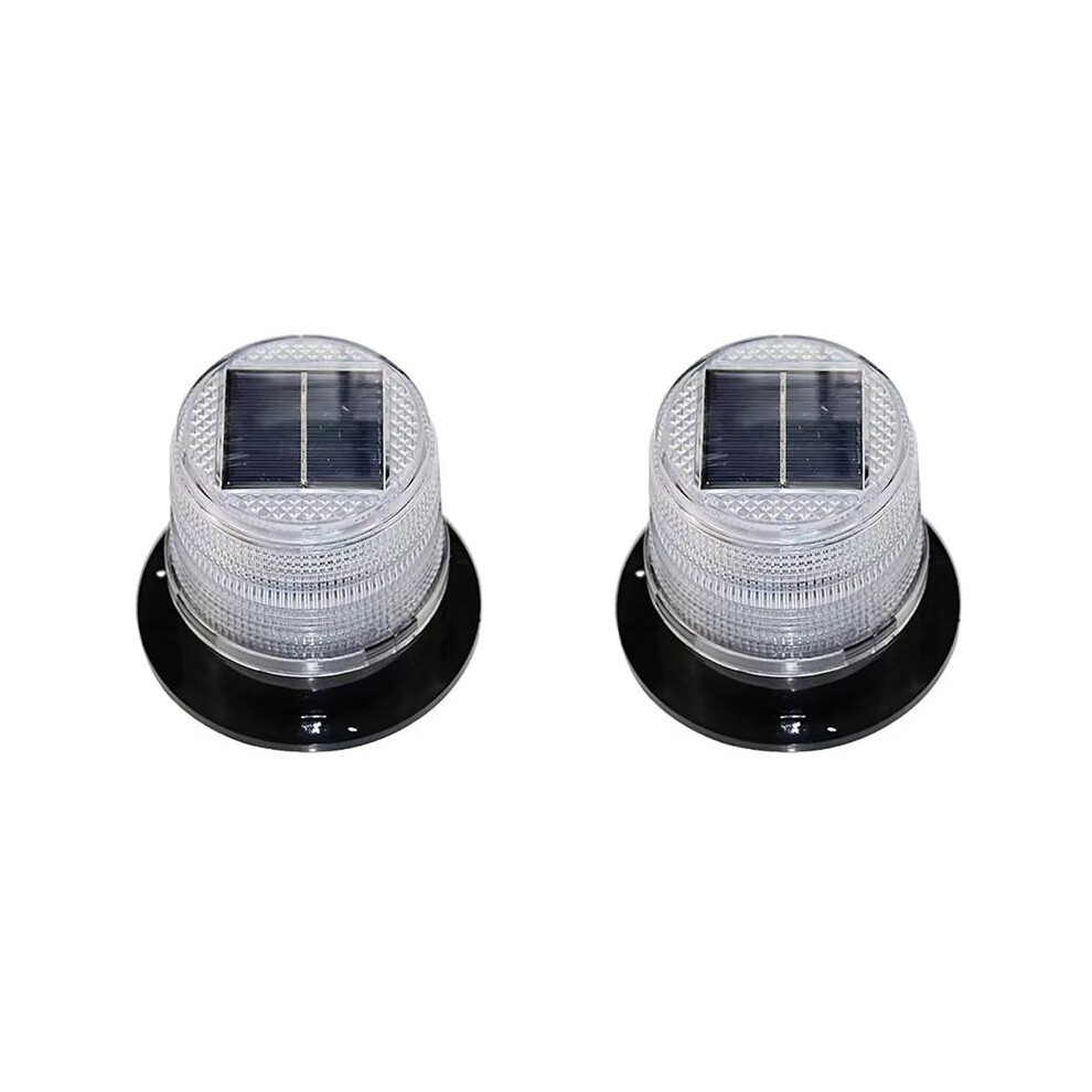 2X Solar Magnetic Flash Warning Night Flashing Lamp Car Truck Roof Beacon Wireless Battery Strobe Emergency S Light 6032869994118