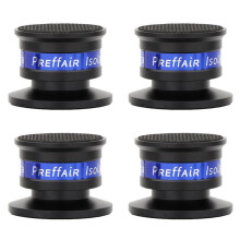 4X Speaker Isolation Spikes Speaker Base Pads with Non-Slip Base Pad Aluminium Anti-Vibration for Turntable Amplifier B