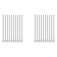 20 Pcs Blunt Tip Dispensing Needles 4 Inch, 12 Gauge Stainless Steel Blunt Needles Fluid Applicator 10G