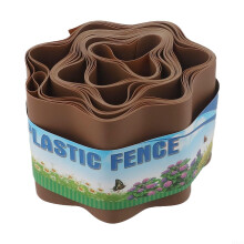 Weather Resistant Plastic Lawn Edging Strip 15cm x 9m Flexible Garden Border Edging Roll for Outdoor Use