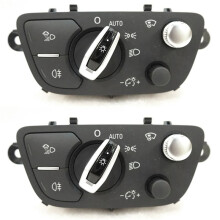 2X 4M0941531P/J/AB/AH Headlight Headlamp Auto Control Light Multiple Knob for A4 B9 S4 8W Q7 4M Q5