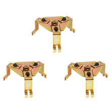 3X Automobile Fuel Tank Cap Wrench Automobile Repair Adjustable Angle 3-Claw Gasoline Pump Cap Removal Wrench Tool
