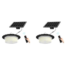 2X 244-LED Solar Pendant Light with Moving Sensor, Solar Shed Light,Light Outdoor Solar Powered Motion Sensor Shed Light