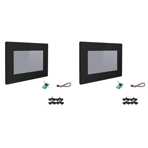 2X Tela Inteligente NX8048P070-011C-Y Tela de Toque Capacitiva de 7 Polegadas com Display de Módulo HMI TFT LCD de Carcaça
