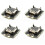 4X Controlador de Voo F722 Stack F7 BLHELI-S 80A 4 em 1 ESC 30,5 X 30,5 mm 3-6S para RC FPV 13 Polegadas 15 Polegadas Freestyle Drones Parts 1