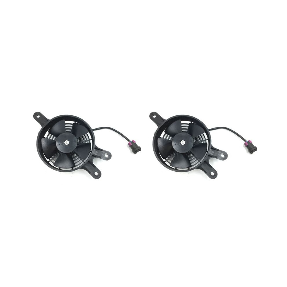 2X Motorcycle Fan Radiator Fan Cooling Waterproof Plug For Linhai 260Cc 300Cc 400C Atv Quad Lh260 Lh300 Lh400 6032252791324