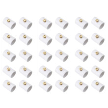 30Pcs 1/2 Inch PVC Mist Nozzle Misting System for Patio Outdoor Coupling PVC Split Section with Mist Nozzle