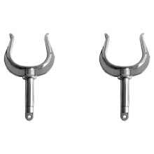 2X Roestvrijstalen Boot Rowlock Side Mount  Oarlock Socket Marine Jacht Varen Accessoires