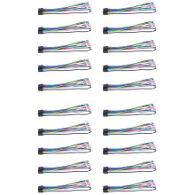 20X Bil Cd Radio Ljud Stereo Standard Kabelkabel Kabeladapter Kontaktkabel för 9887