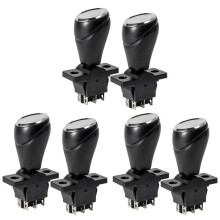 6Pcs Children'S Electric Car Joystick Toy Bumper Car Forward Reverse the Car Forward and Backward (US)