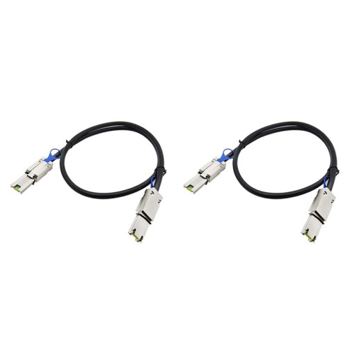 2X  SAS26P SFF-8088 TO SFF8088 Hard Disk Server Data Transmission Cable  SAS Adapter Cable