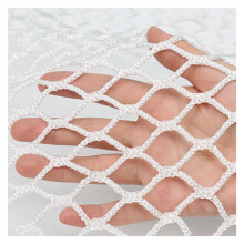 Safety Net 5.5x7m Knotless Polyester Rope Net with Reinforced Edges for Balcony and Garden Protection