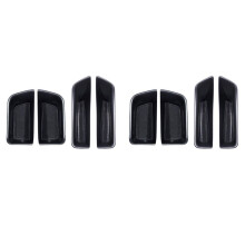 8 X Car Door Side Handle Pocket Storage Box Storage Organizer Tray Grab Handle Box for- Macan 2015-2021