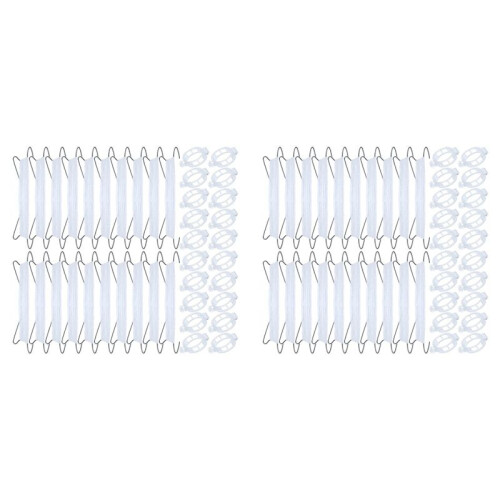 80pcs Tomato Hooks with String, Tomato Support Hooks, Tomato Holder Hooks & Plant Support Clips with 33.3ft Twine 1