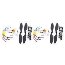 2X F450 Borstelloze Motor 2212/1000KV 30A ESC 1045 Propeller voor RC Helikopter met Vaste Vleugel Gewelddadige Kit