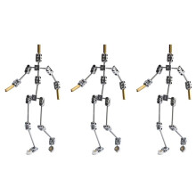3X Armature Kit - DIY Metal Puppet Figure Skeleton, Easy to Assemble, Animated Character Design