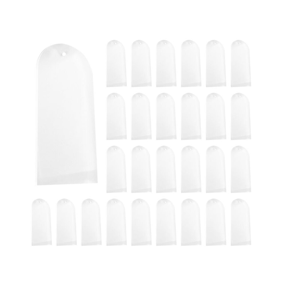 Semoic 210Pcs Frosted Acrylic Wedding Blank Place Card Clear Arch Gift Tag Name Plate Seating Chart Diy Mark Place For Party