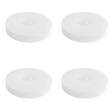 4X PIR Motion Sensor LED Night Light USB Rechargeable Dimmable Night Lamp for Cabinet Light Wireless Closet Light -White