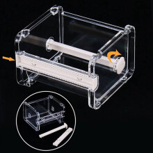 Paquet de 4 Distributeurs de Ruban de Masquage en Washi de Bureau Transparent Visible, Coupe-Ruban, Porte-Ruban en Rouleau