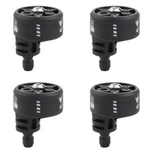 4X Plastic 6 in 1 Adjustable Nozzle for 1/4inch High Pressure Cordless Washer Cleaner Water Gun Parts Hose Nozzle