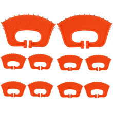 Calf Weaner Nose Ring 10 Pack, Durable Plastic Cow Nose Clip for Milk Sucking Prevention