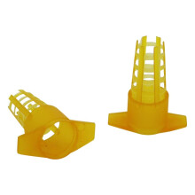 30Pcs Beekeeping Tools Yellow Plastic Queen Cage Protector Set, Reusable SnapOn Hive Covers
