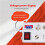 3X E27 B22 E14 Lamp Bulb Tester, LED Light Voltage Power Quick Test Box, Fast Testing with Power Display EU PLUG 5
