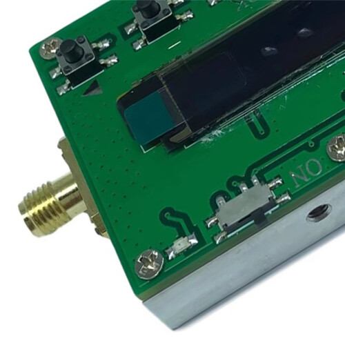 6G RF Digital Programmable Attenuator 30DB Step 0.25 RF Module LF-6GHz 30DB Step Size 0.25DB OLED Display SMA 0-31.75dB 1