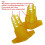 30Pcs Beekeeping Tools Yellow Plastic Queen Cage Protector Set, Reusable SnapOn Hive Covers 3