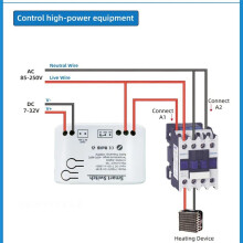 Tuya Zigbee 1 Gang with Temperature Humidity Sensor,Tuya Life APP,Passive Dry Contact Relay 7-32V