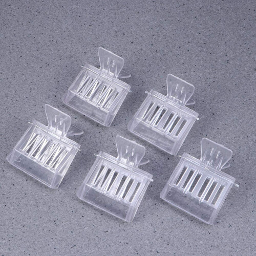 Queen Bee Catcher Clips 5pcs Transparent Plastic Beekeeping Queen Clip Set Reusable Tool 1