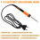 90W Internal Heating Electric Soldering Iron LED Digital Display with  Temperature Control Orange EU Plug 3