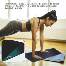 Yoga Wedge Block EVA Foam Squat Wedge Block Stretch Slant Board Home Gym Leg Workout Wedges Fitness Accessories Black