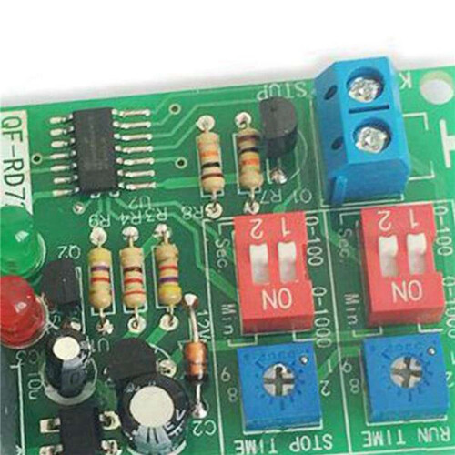 12PCs Dual  Adjustable Cycle Delay Timing Relay Repeat  OFF  Infinite Loop Timer Module AC 100V 110V 240V 2