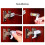 20X LED Hinge Light Universal Cabinet Cupboard Hinge LED Night Light for Kitchen Home Bedroom Lamp-Cool White 8