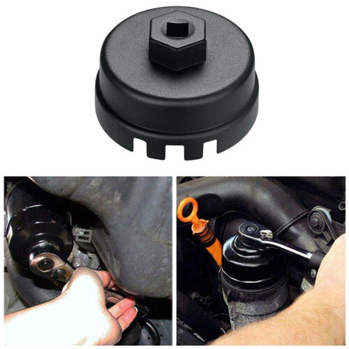 3X Oil Filter Cap Wrench Cup Socket Remover Tool for   64MM 1