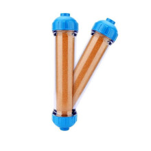 2X Water Filter Refillable T33 Housing DIY Fill Water Filter with Ion Exchange Resin Transparent Reverse Osmosi