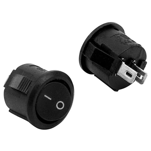10x /Off Self Latching Press Buttons Rocker  Toggle for Car Auto Boat Black 2