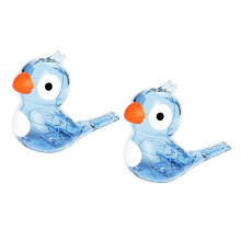 2pcs Educational Bird Call Whistles Noise Makers for Kids-Blue