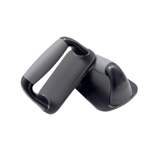 Professional Wide Platform Push Up Stand Supporting 200kg-Black