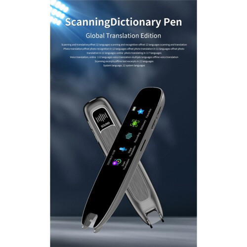 Scan Translation Pen Real  Language Translator  Offline Translation 112 Languages Text Scanning White 1