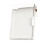 Clear ABS Document Case with Clipboard and Lanyard For-White 1