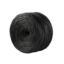 Metallic Color Cloth Weaving Rope Strips 32.8Yard Each-Black