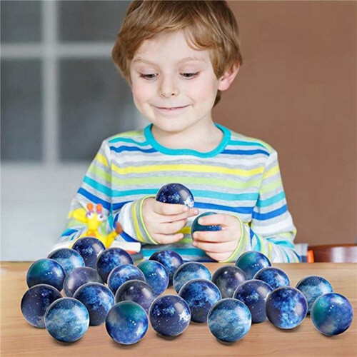 24 Peças  Stress Balls, 2,5 Polegadas Space Theme Stress Balls Squeeze Balls Balls Stress Relief Balls para Finger Exercise 1