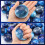 24 Peças  Stress Balls, 2,5 Polegadas Space Theme Stress Balls Squeeze Balls Balls Stress Relief Balls para Finger Exercise 7