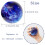 24 Peças  Stress Balls, 2,5 Polegadas Space Theme Stress Balls Squeeze Balls Balls Stress Relief Balls para Finger Exercise 9