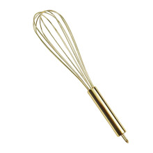 Durability Golden Metal Whisk Wire Whip With-10 inches