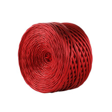 Bandes tressées de couleur métallique, 32.8 yards, 100g-Rouge