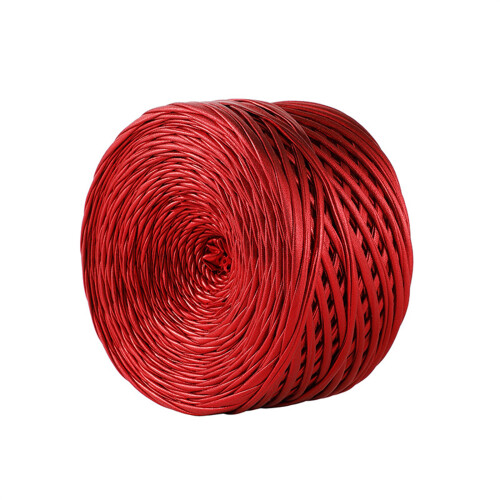 Cloth Knitting Strips 32.8Yard Per Roll For Weaving-Red