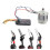 4X Motor de  Serra Elétrica, Motor Sem Escova, Serra Elétrica de Lítio, 21 V, 14 Dentes, Motor Tipo 550 para  Serra de 4 Polegadas/6 8